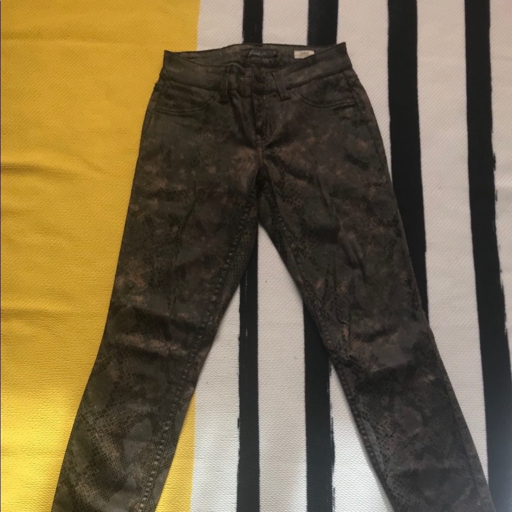 Level 99 Snakeskin print jeans